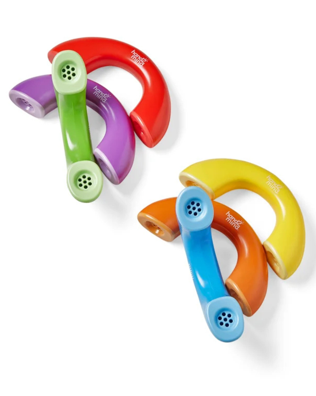 Hand2mind – Fonémové telefony - set 6 ks (Phonics Phones) 1